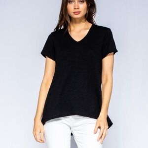 Wilt Navy Blue Crew NECK SHORT SLEEVE SHRUNKEN BOYFRIEND TEE